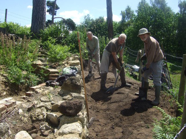 Conservation Volunteers at work