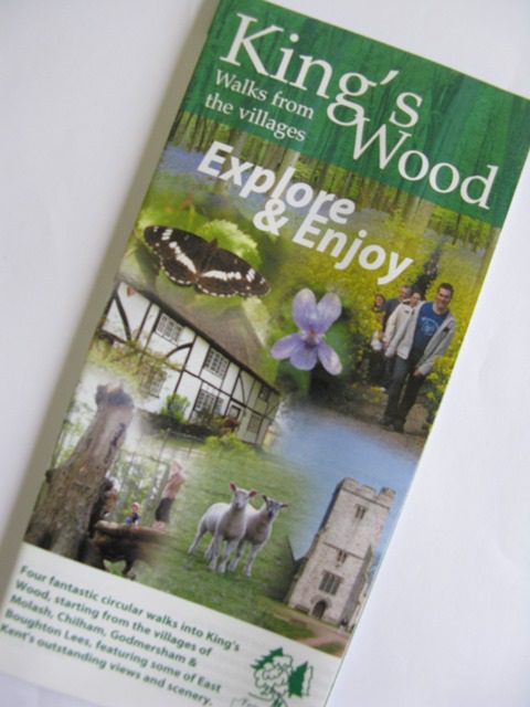 King's Wood walking guide brochure
