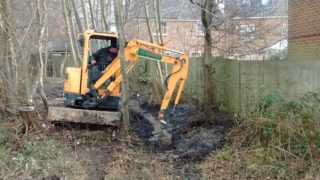 Digger at Loudon Wood