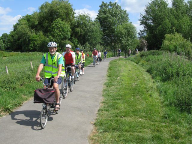 Cyclists on Great Stour Way