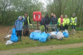 wet day litter pickers & rubbish